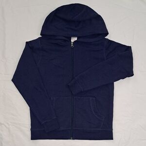 Hanna Andersson Navy Hooded Zip Sweatshirt